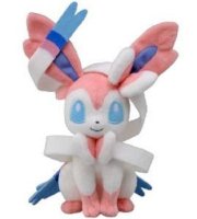 Takaratomy Pokemon Best Wishes Plush Doll - N-50 - Sylveon / Nymphia