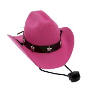 Dog Cowboy Hat - Pink