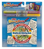 Blendy Pens Surprise-Art Coloring Book - Fairies & Princesses