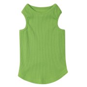 Casual Canine Basic Ribbed Dog Tank Top - Parrot Green