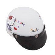 Mũ bảo hiểm Bcolor màu sắc trắng 04-09-105-0614 (Tem CR)