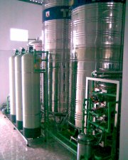 Dây chuyền lọc nước đóng bình công suất 3000l/h Thiên Sơn TS3000