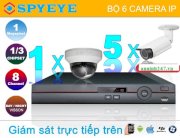 Bộ 6 camera ip Spyeye DK-SPP6110H