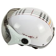 Mũ bảo hiểm có kính Dulex D11 màu trắng