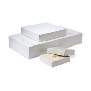 2-Piece White Gift Boxes