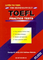 Luyện thi toefl - the heinemann elt toefl practice tests (dùng kèm 3 đĩa cd) 