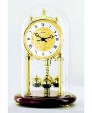 Lustre Mahogany Wood Base Anniversary Clock 82481-072300