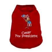 Cesar for President Dog Harness Shirt