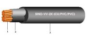 Cáp treo hạ thế 2 lõi Sino-Vanlock VV 2x1.5