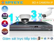 Bộ 4 camera ip Spyeye DK-SPP4113H