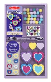 Decorate-your-own Heart Bead Set