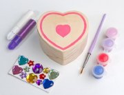 Decorate-Your-Own Wooden Heart Box