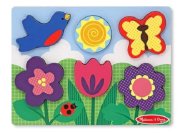 Chunky Puzzle Scene - Flower Garden Puzzle - 6 Pieces