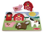 Chunky Puzzle Scene - Barnyard Fun - 6 Pieces