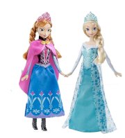 Disney Frozen Bundle of 2 Elsa & Anna Sparkle Dolls