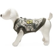 Bomber Camo Dog Vest - Green Trim