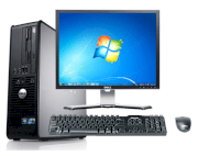 Dell Optilex 755 Pro (Intel Core 2 Duo E75002.93GHz, RAM 3GB, HDD 160GB, DVD-RW, VGA Onboard, PC DOS, không kèm theo màn hình)