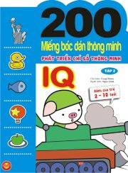 200 miếng bóc dán thông minh phát triển chỉ số thông minh IQ T2 (Dành cho trẻ 2-10 tuổi)