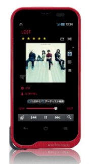 Docomo Sharp Aquos Phone st SH-07D (SH07D) Red