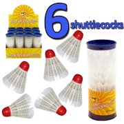 Set 6 Kids Plastic Indoor Outdoor Badminton Sports Shuttlecock Shuttlecock Play