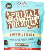 Primal Pet Foods Freeze-Dried Feline Chicken and Salmon Formula