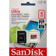 Micro SDHC Sandisk Class 10 Ultra 320X 48Mb/s - 8GB