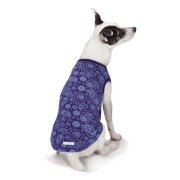 Guardian Gear Insect Shield Paisley Dog Tank - Blue