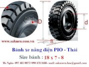 Vỏ đặc xe nâng PIO 18x7-8