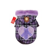 Peace Generation Dog Jacket by Puppia - Purple