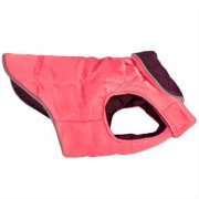 Skyline Puffy Reversible Dog Vest - Pink/Blackberry