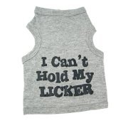 I Can't Hold My Licker Dog Tank Top - Gray