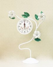 Đồng hồ sắt hoa lá để bàn DH240 (S010B) 