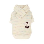 Candy Mist Dog Sweater Set by Pinkaholic - Ivory