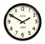 Jones® 23 1/2-Inch Retro Railway Station Clock