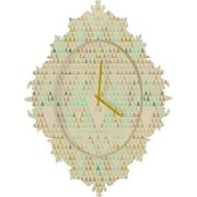 DENY Designs Pattern State Triangle Lake Wall Clock