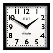 Jones® Clocks The Box II 12-Inch Wall Clock in Silicone Black