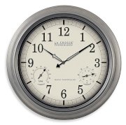 La Crosse Technology 18-Inch Atomic Wall Clock with White Dial