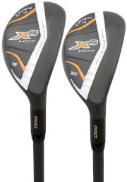  NEW Callaway X2 Hot Pro 2 & 3 Hybrid Set 18° 20° Aldila Tour Green Stiff X-2