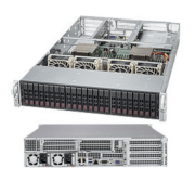 Server Supermicro SuperServer 2028U-TR4+ (Black) (SYS-2028U-TR4+ ) E5-2620 v3 (Intel Xeon E5-2620 v3 2.40GHz, RAM 8GB, 1000W, Không kèm ổ cứng)