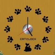 Creative Motion Do It Yourself 12.59" Paw Wall Clock