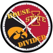 Wincraft Collegiate 12.75" NCAA House Divided Wall Clock