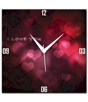Amore Love Heart Wall Clock