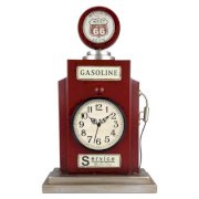 Ashton Sutton Gas Pump Shaped Table Clock