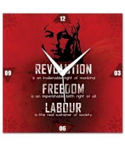 Amore Revolution Freedom Labour Wall Clock