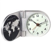 Bai Design World Trotter Modern Travel Alarm Clock in Landmark White