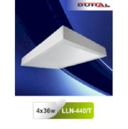 Máng đèn tán quang gắn nổi chụp mica Duhal LLN440/T