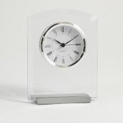 Bey-Berk Glass Novo Clock