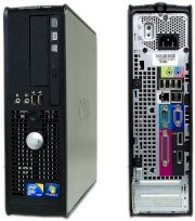 Máy tính Desktop Dell Optiplex 760 Mini (Intel Core 2 Duo E6850 3.0Ghz, RAM 2GB, HDD 160GB, VGA Onboard, PC DOS, không kèm màn hình)
