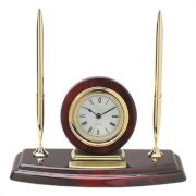Chass Ambassador Clock with Two Pens