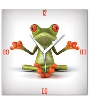 Amore Zen Frog Wall Clock